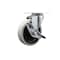 Service Caster 7734-88 Rubbermaid Mobile Work Center Locking 4'' Swivel Replacement Caster RUB-SCC-05S410-TPRS-SLB - alternate 1